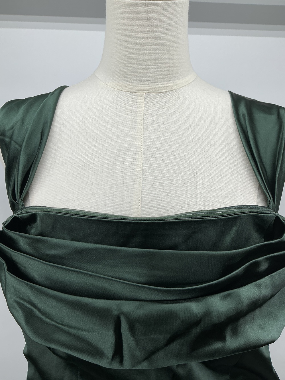 Aurora Stretch Satin Convertible Dress - Picture 3 of 3